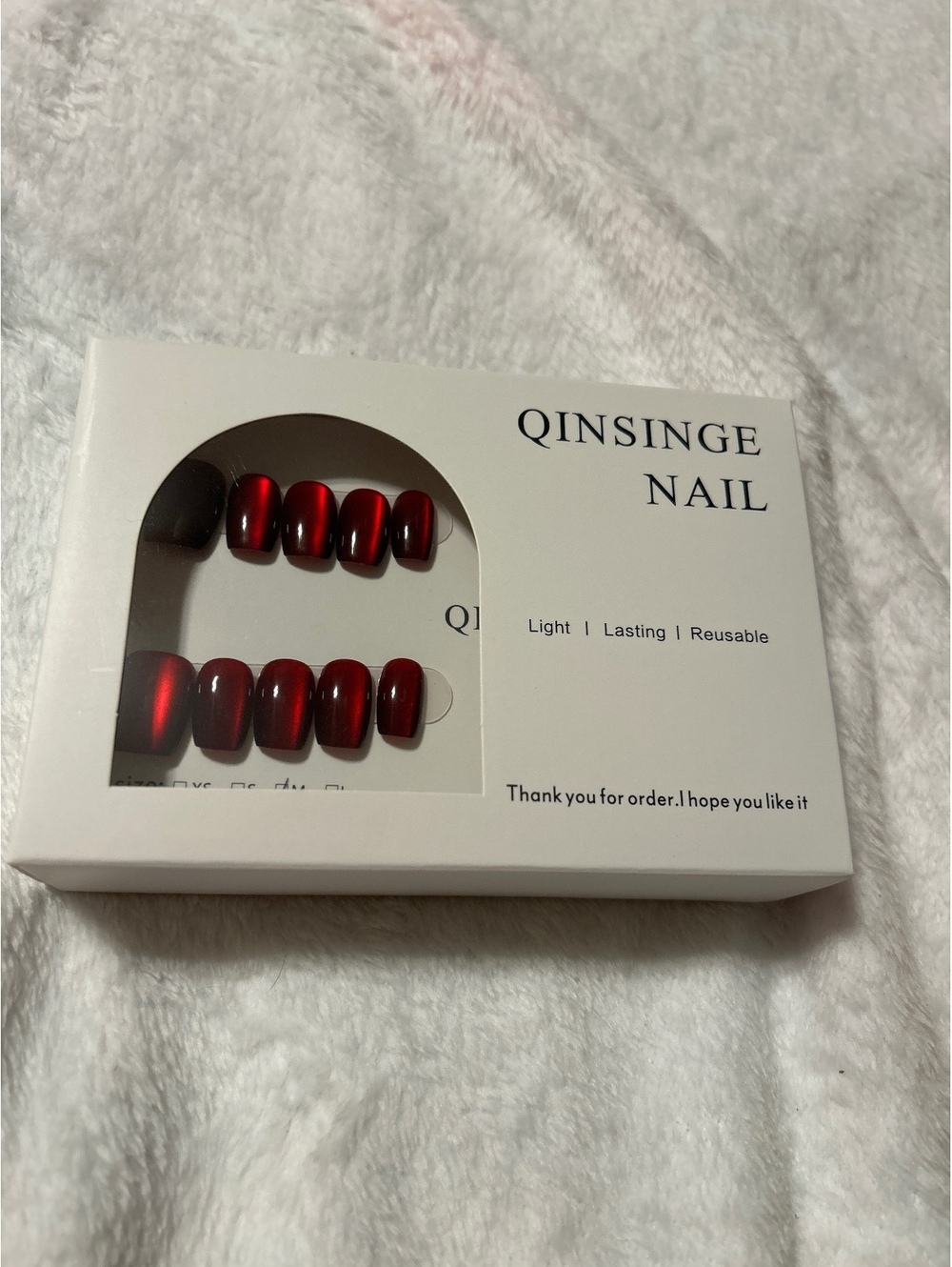 QINSINGE Press-On Nail Set